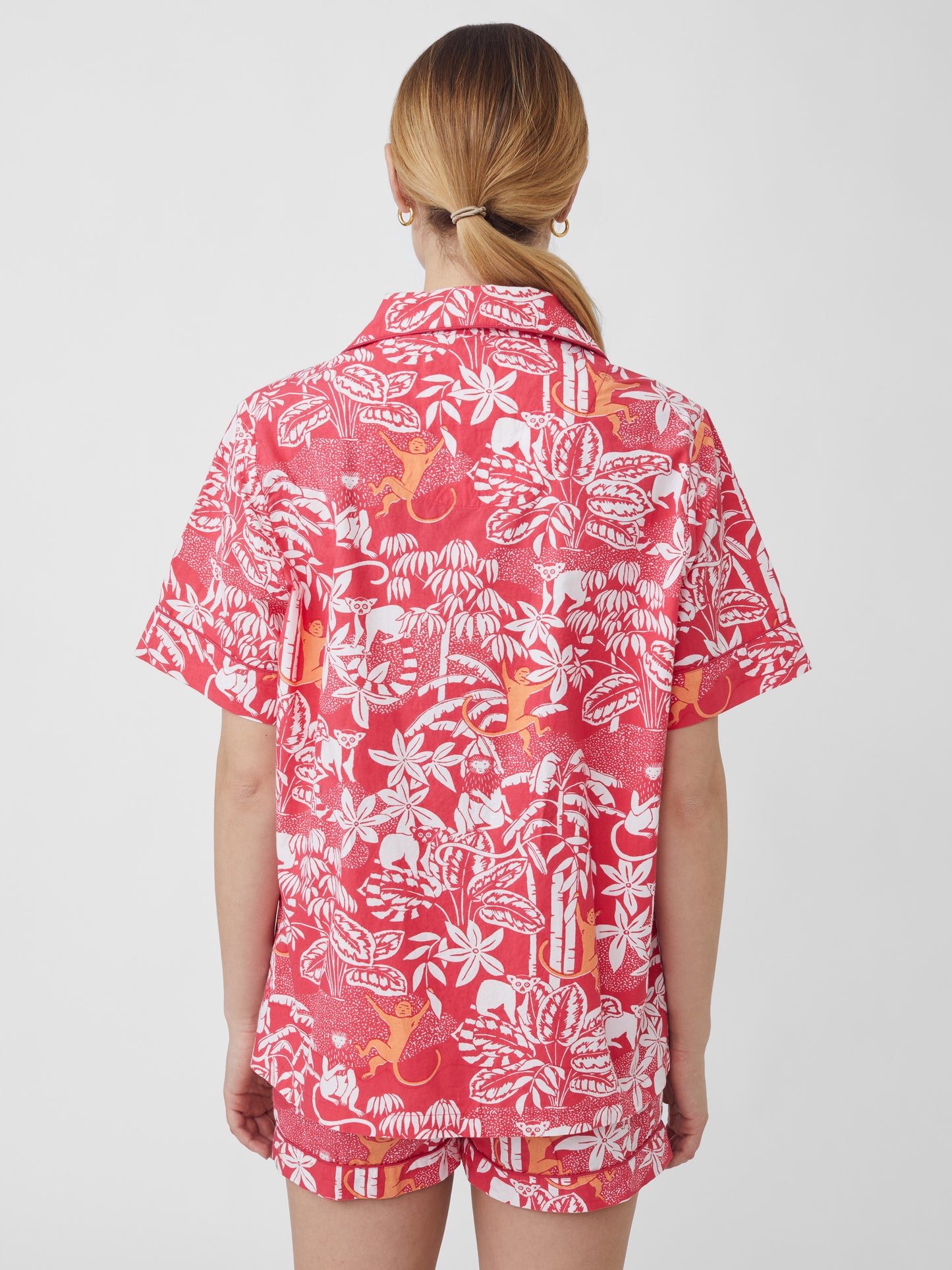 J.McL x Printfresh Short Sleep Set in Swinging Palm