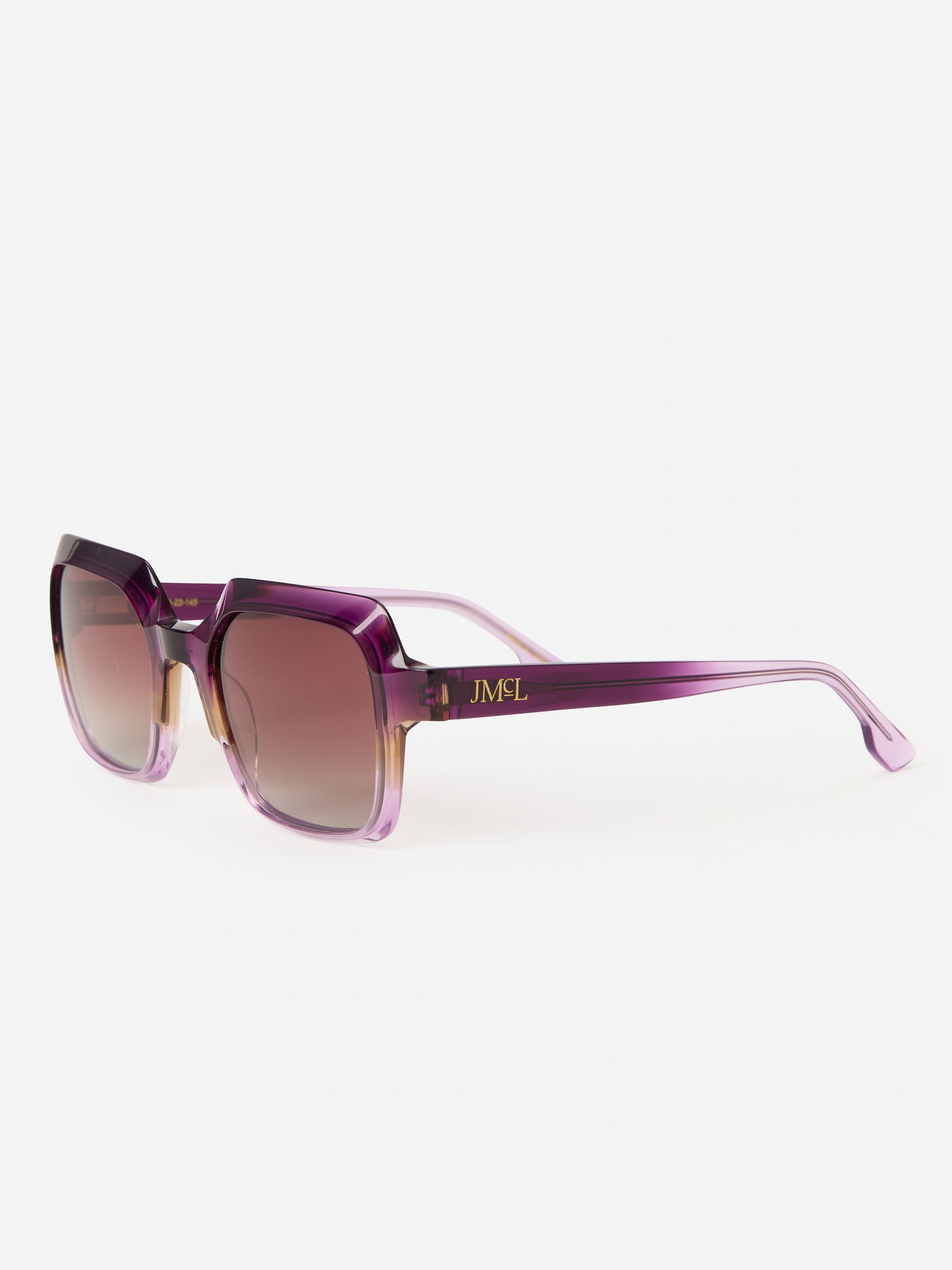 J.McLaughlin Sosie Sunglasses in purple made with acetate.