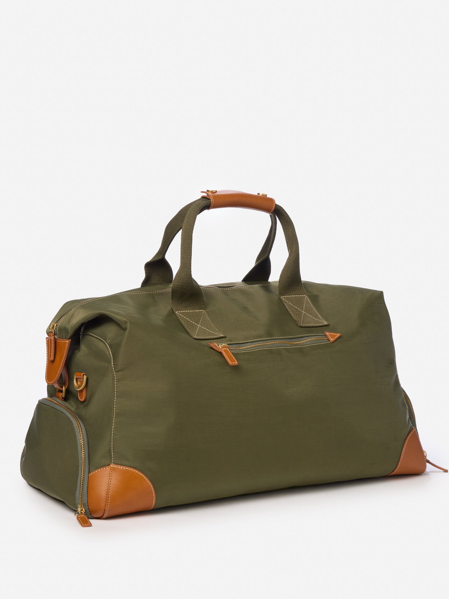 J.McLaughlin Stanley weekender in olive made with nylon.
