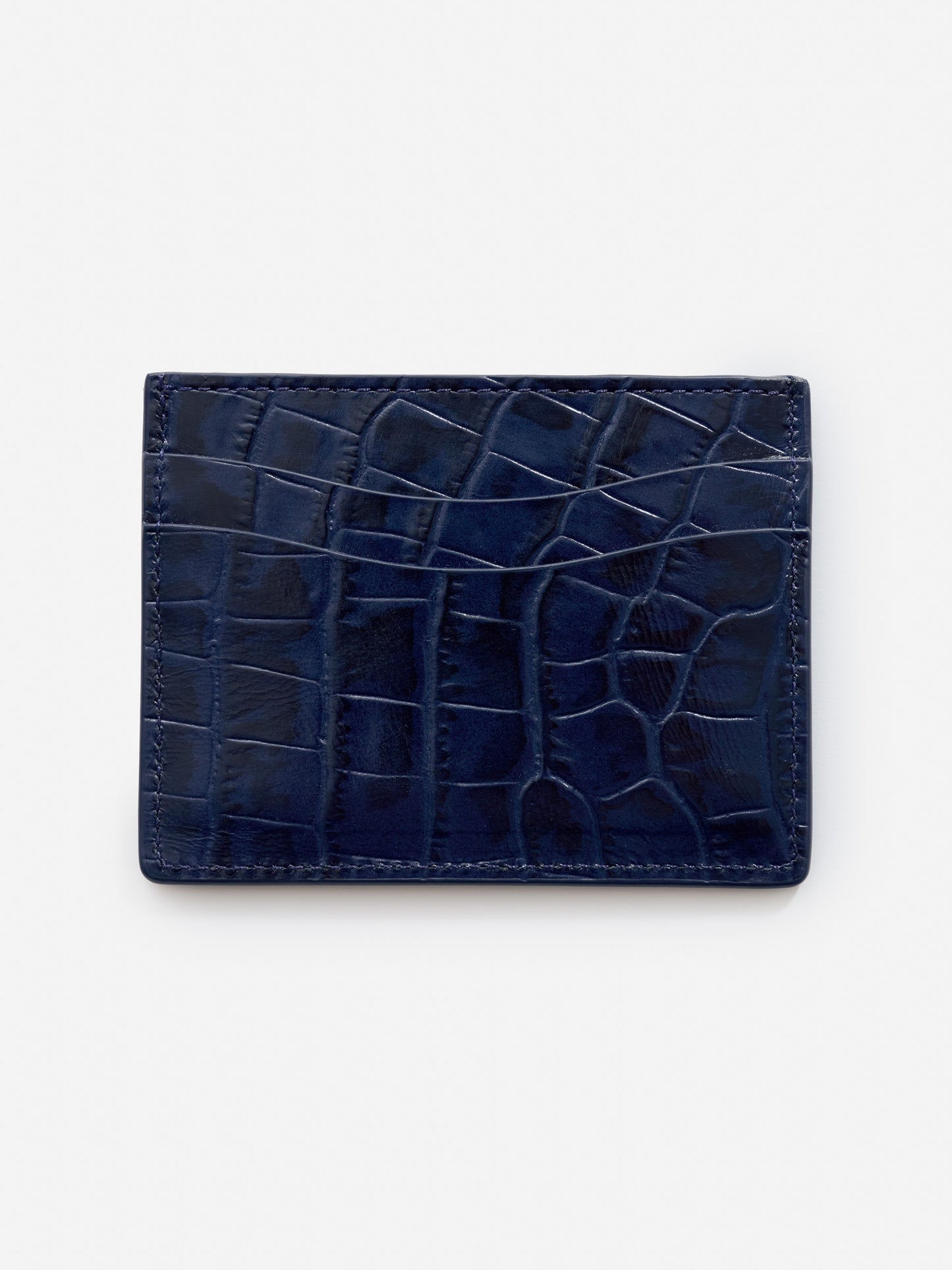 J.McLaughlin Cardcase in deep blue made with leather.