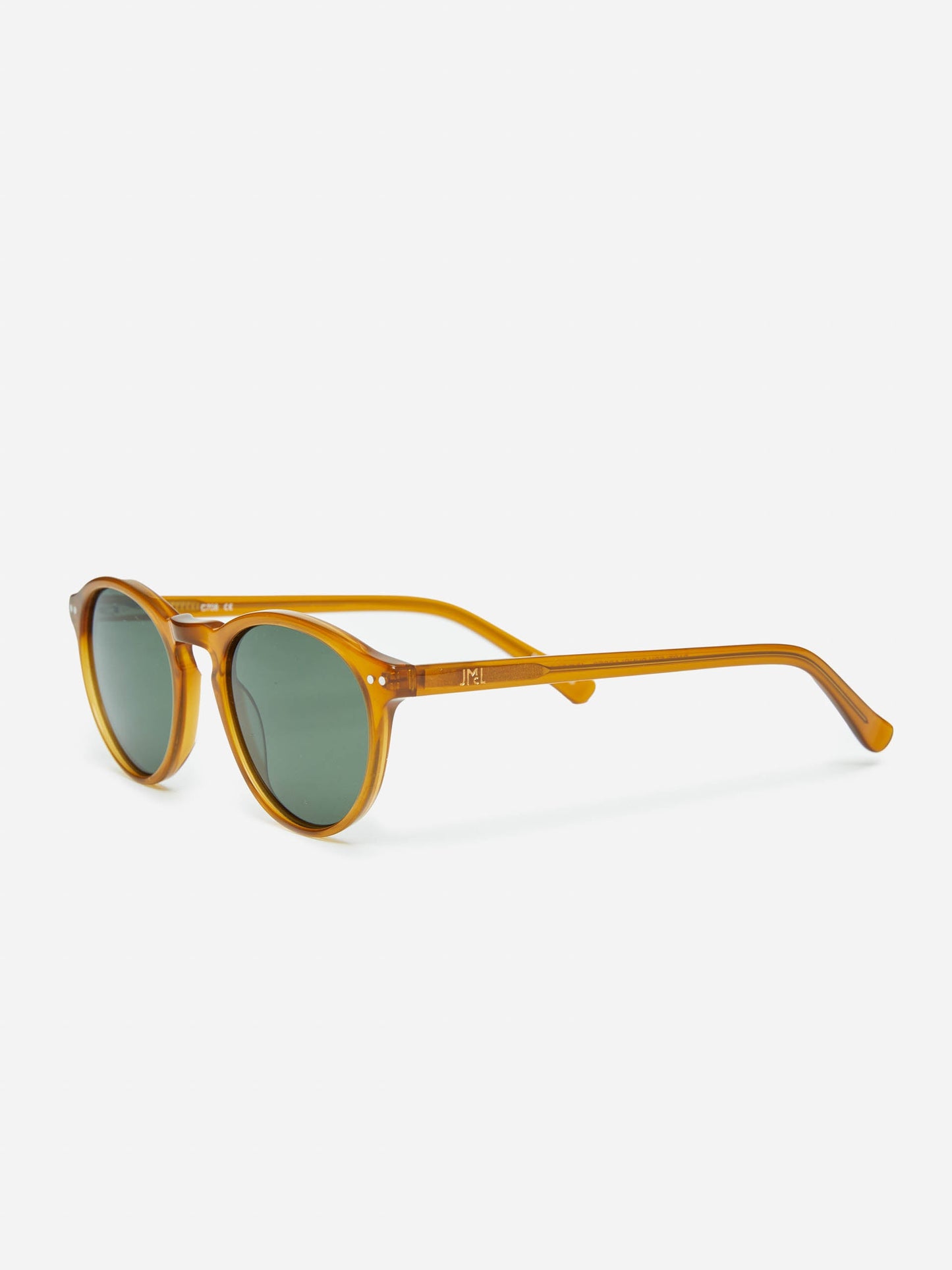 J.McLaughlin Bartleby Sunglasses in Dark Yellow Green made with Acetate