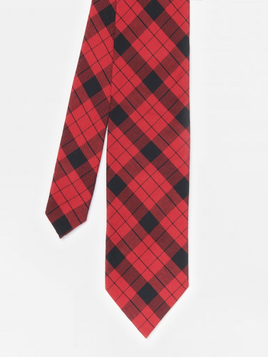 Cotton Tie in Plaid