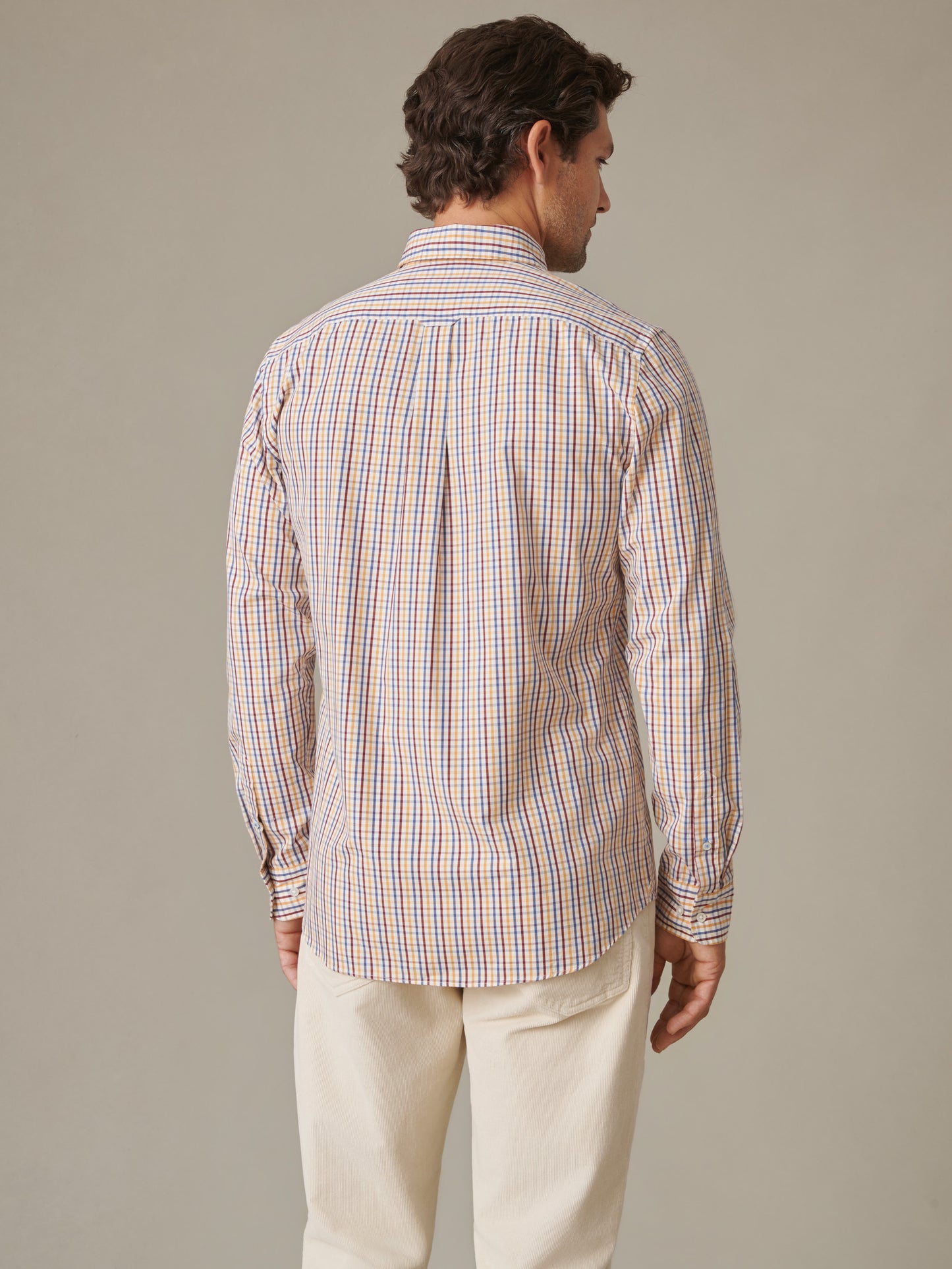 Belvedere Cotton Shirt in Multi Check
