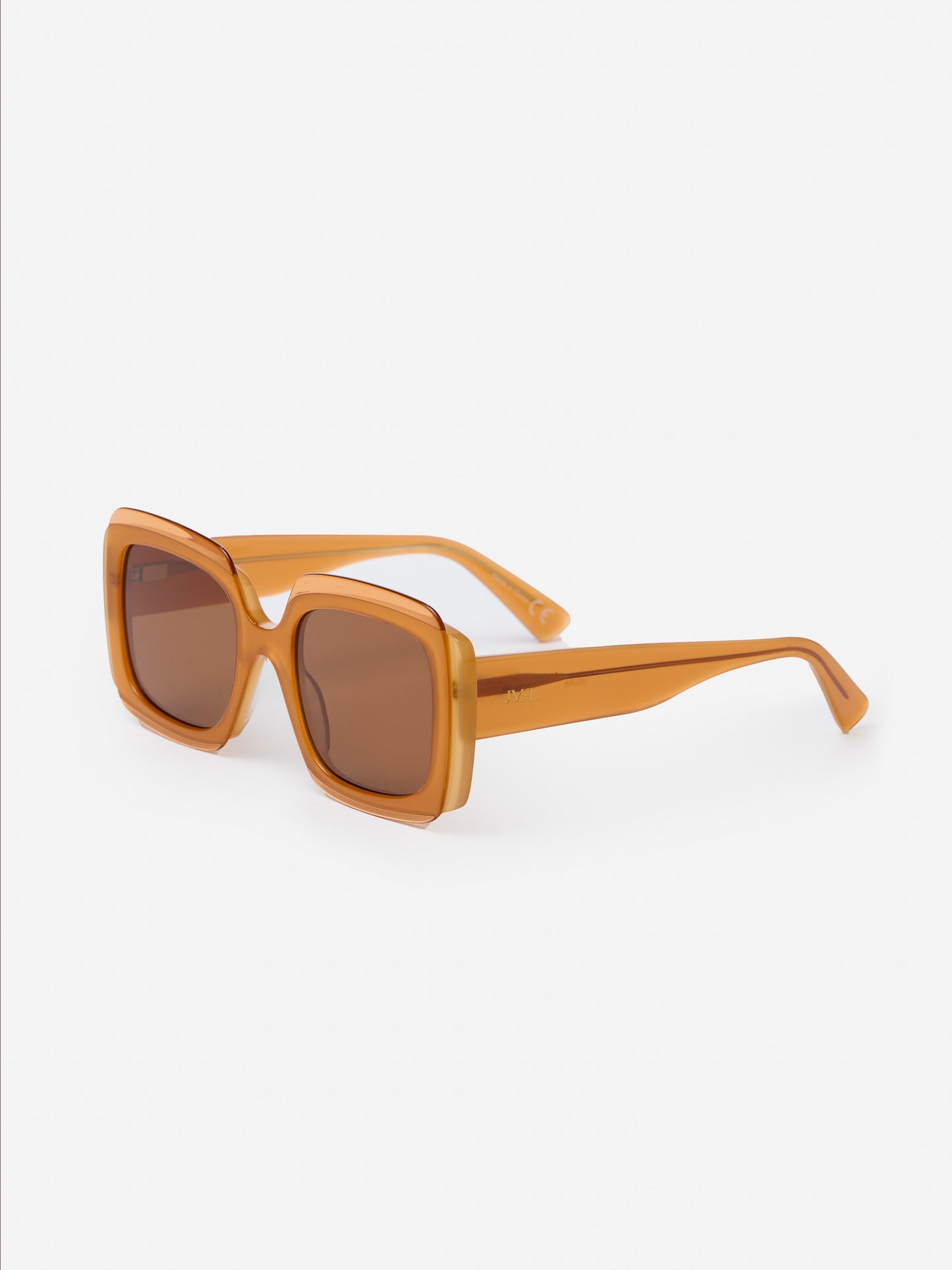 J.McLaughlin Velma sunglasses in amber made with Acetate.