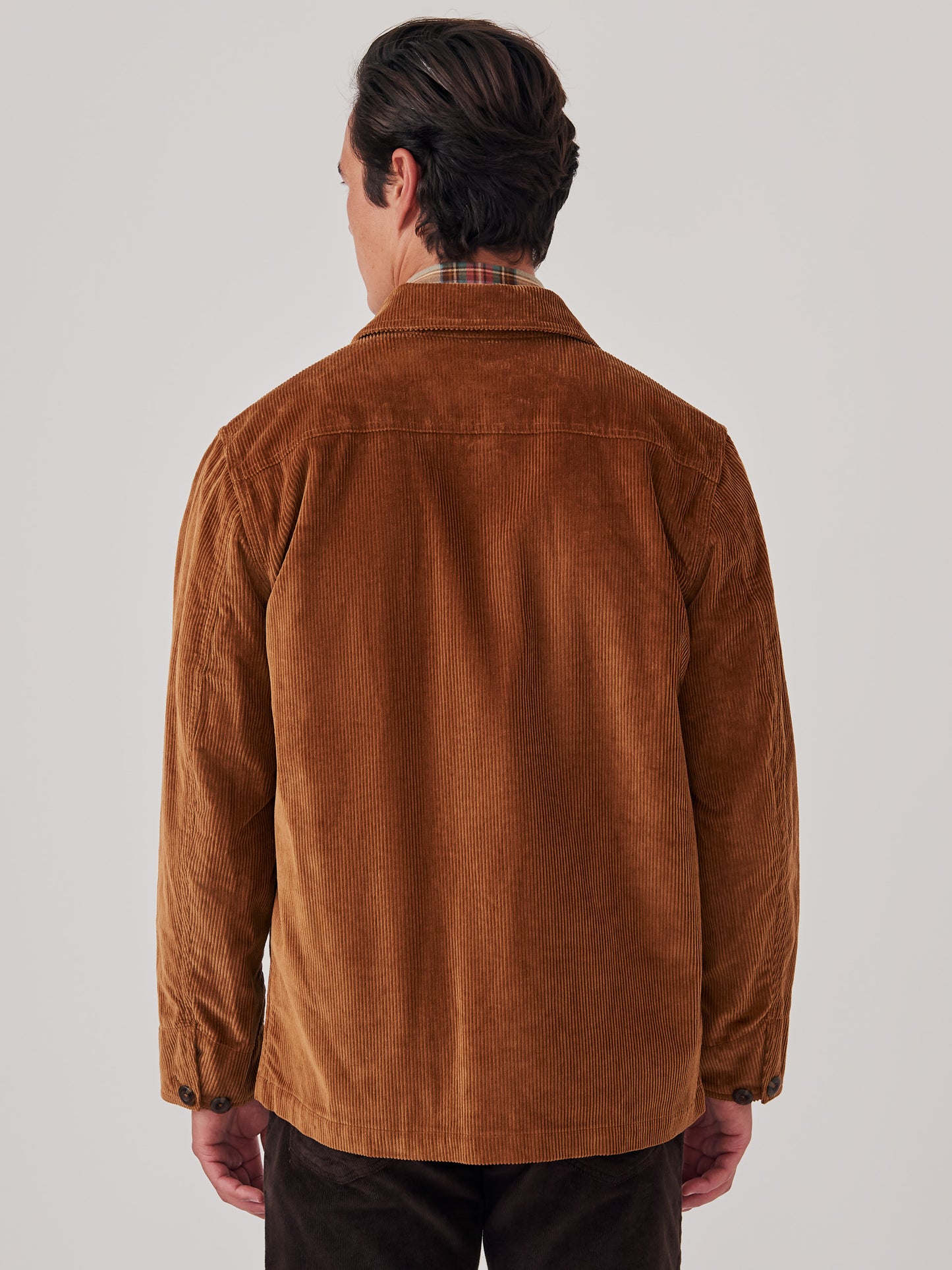 J.mcLaughlin Weekender jacket in caramel made with corduroy.