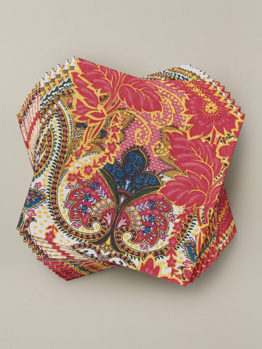 Cocktail Napkin in Imperial Paisley