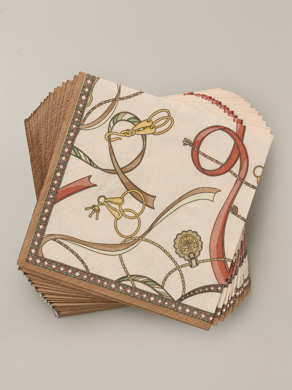 Cocktail Napkin in Neo Sinclair Heraldic