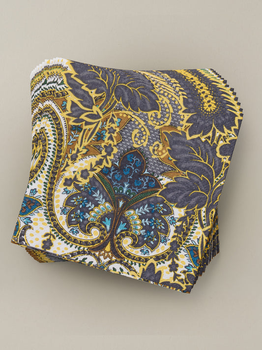 Cocktail Napkin  in Imperial Paisley