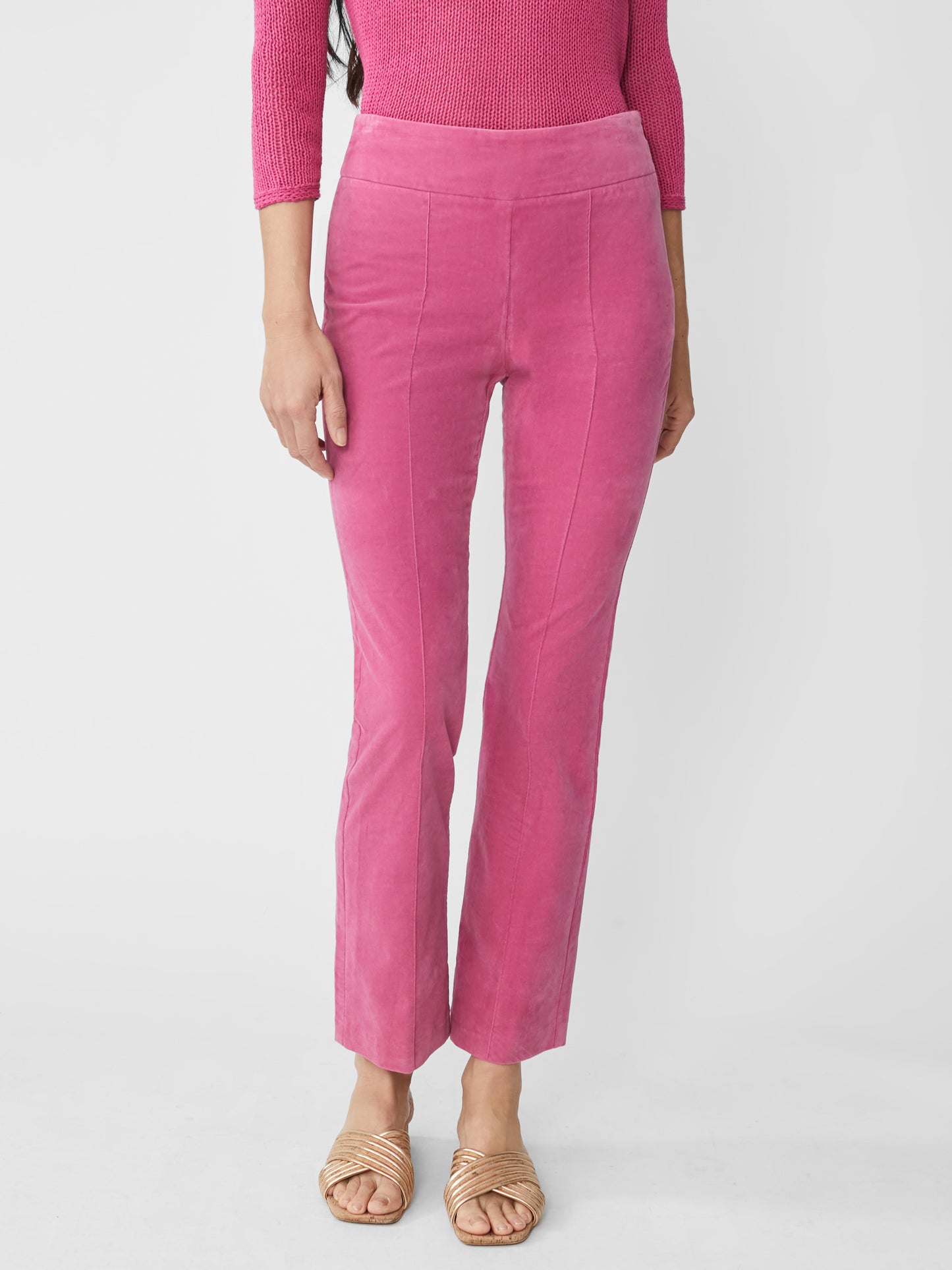 J.McLaughlin Rylie pants in Hot Pink made with Cotton. 