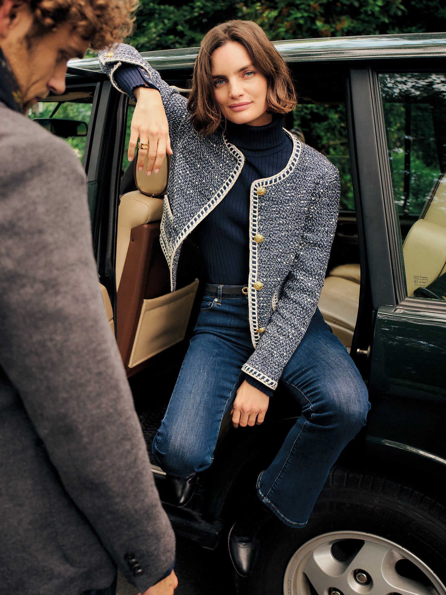 Abigail Cotton Boucle Jacket
