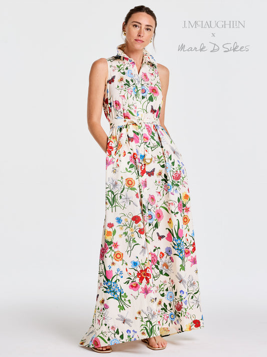 Audrey Dress in Dragonfly Garden