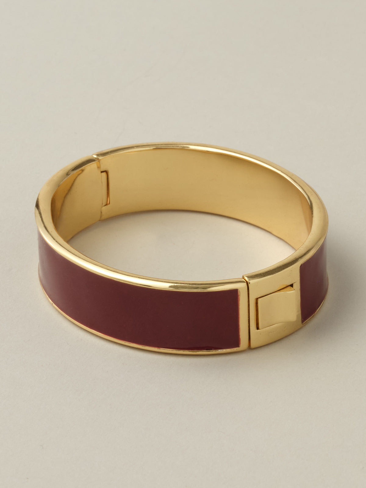Wide Enamel Bangle