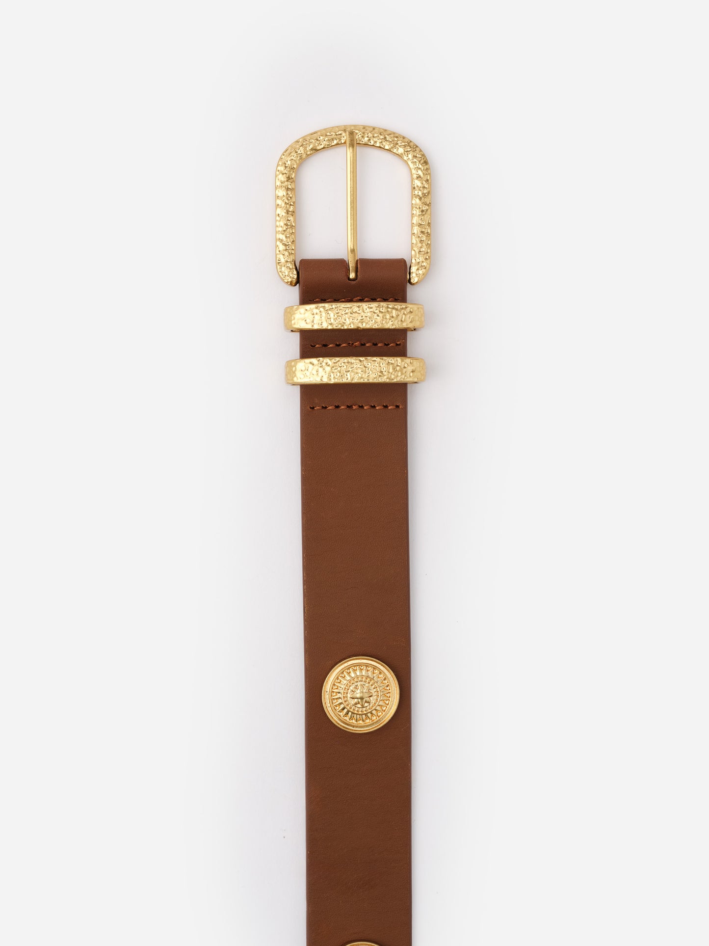 Kendall Leather Medalion Belt