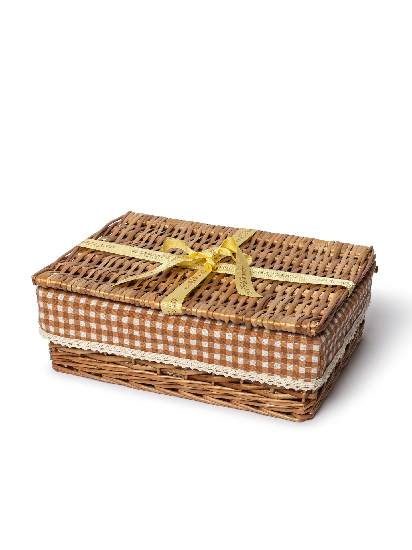 Image of the items included in Sharland England's happy hamper gift basket