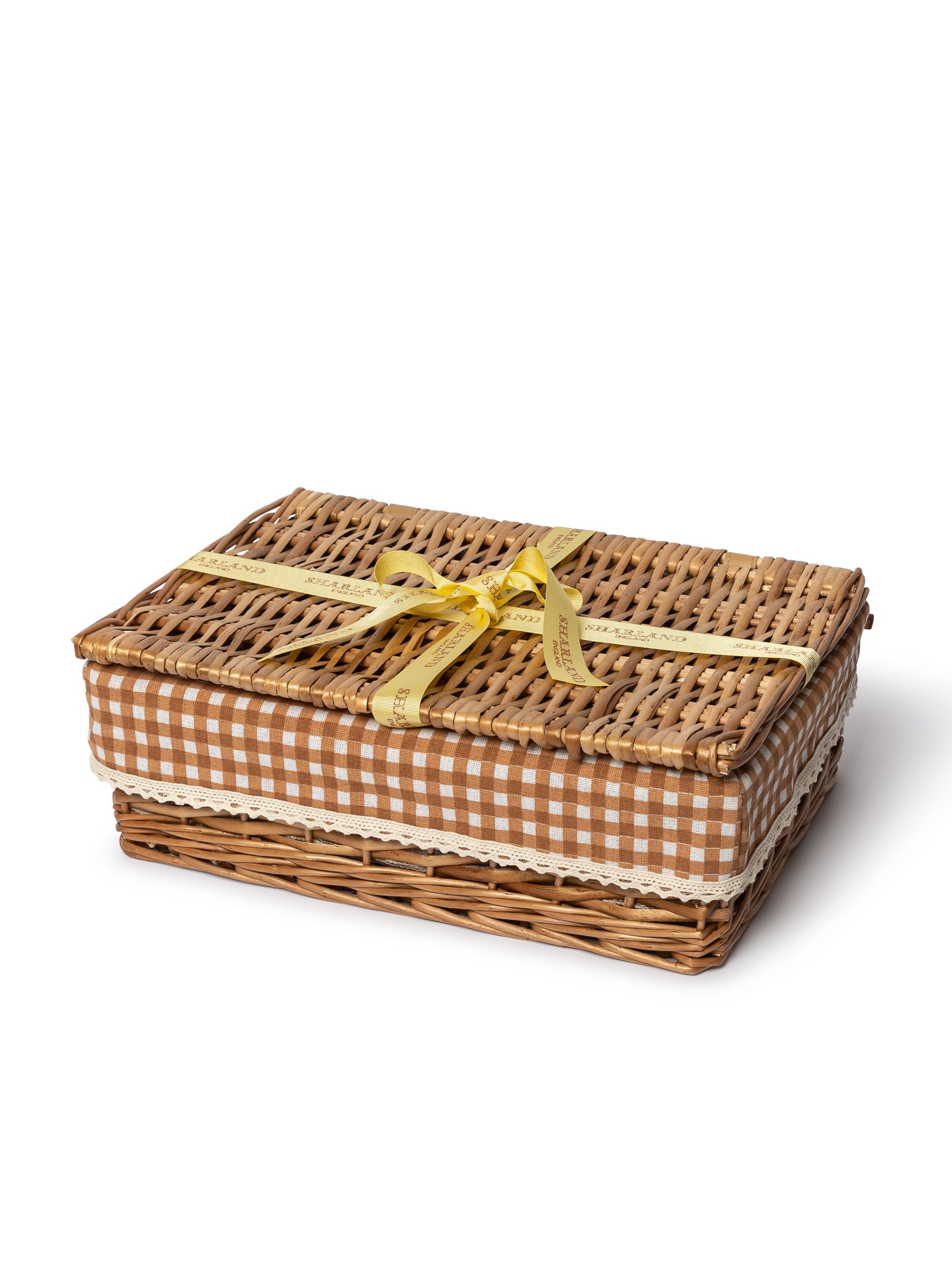 Image of the items included in Sharland England's happy hamper gift basket