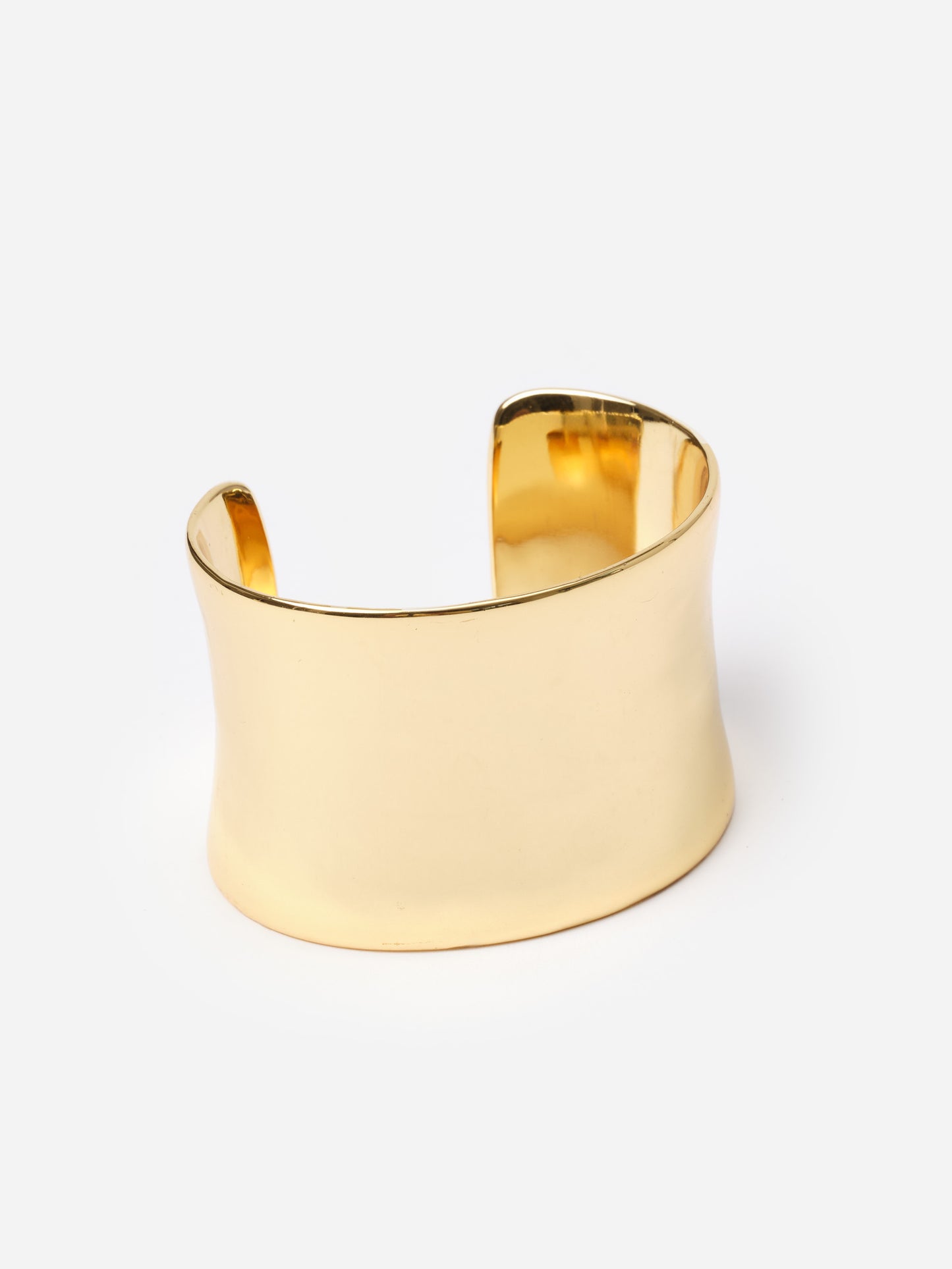 Thick Gold Cuff by J.McLaughlin showcasing effortlessly stylish and enduring design with a sleek, polished finish that complements timeless fashion for any occasion.