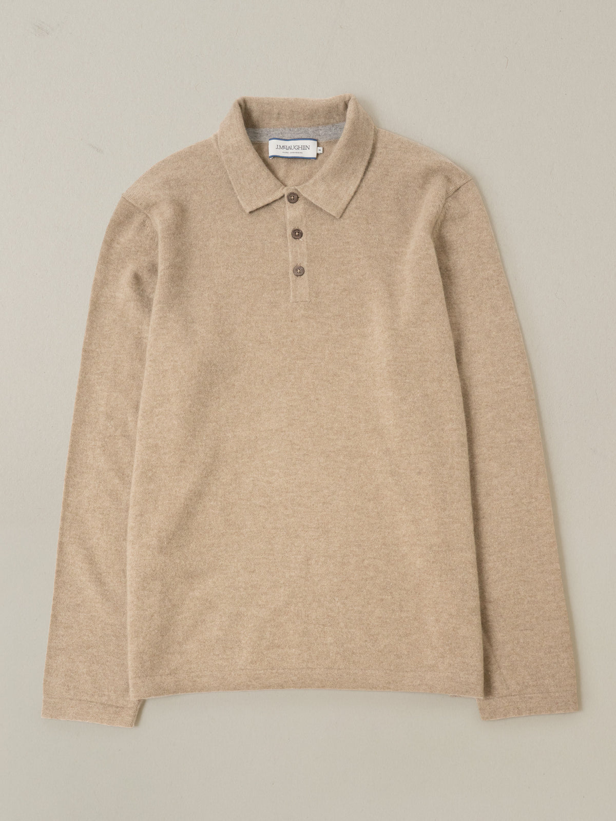 Langston Cashmere Polo Sweater