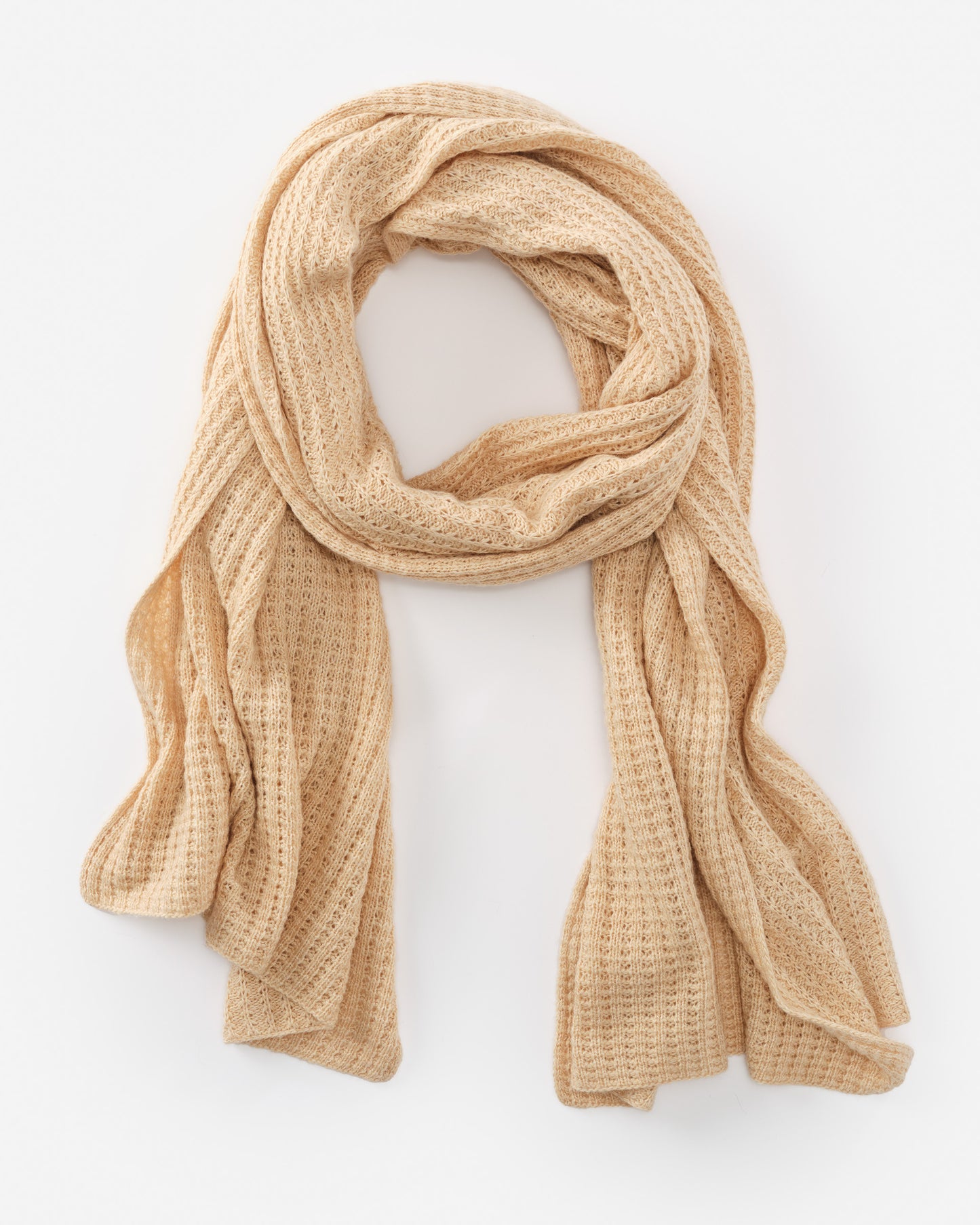 J.McLaughlin Ember scarf in camel made with lambswool and cashmere.