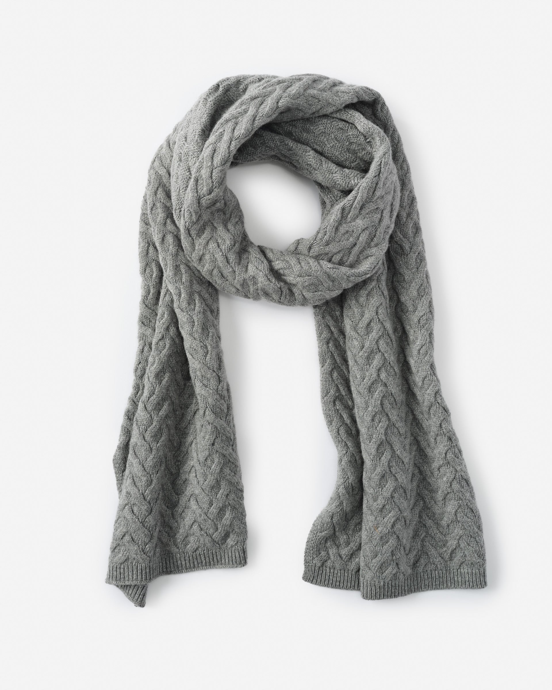 J.McLaughlin Bella scarf in gray made with a cashmere blend.