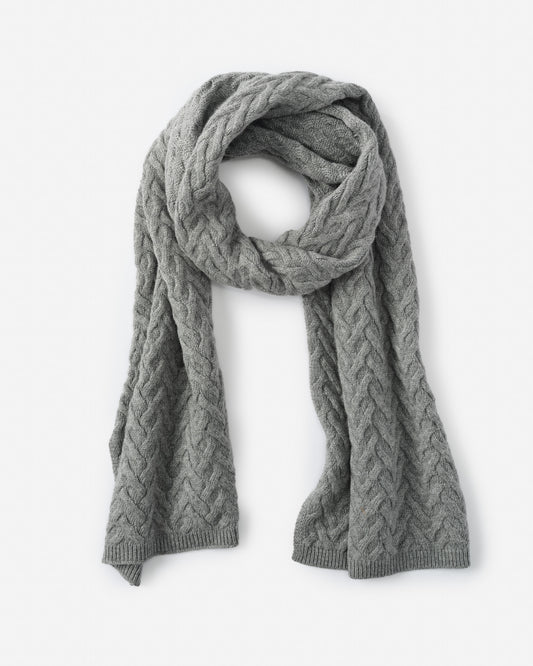 J.McLaughlin Bella scarf in gray made with a cashmere blend.