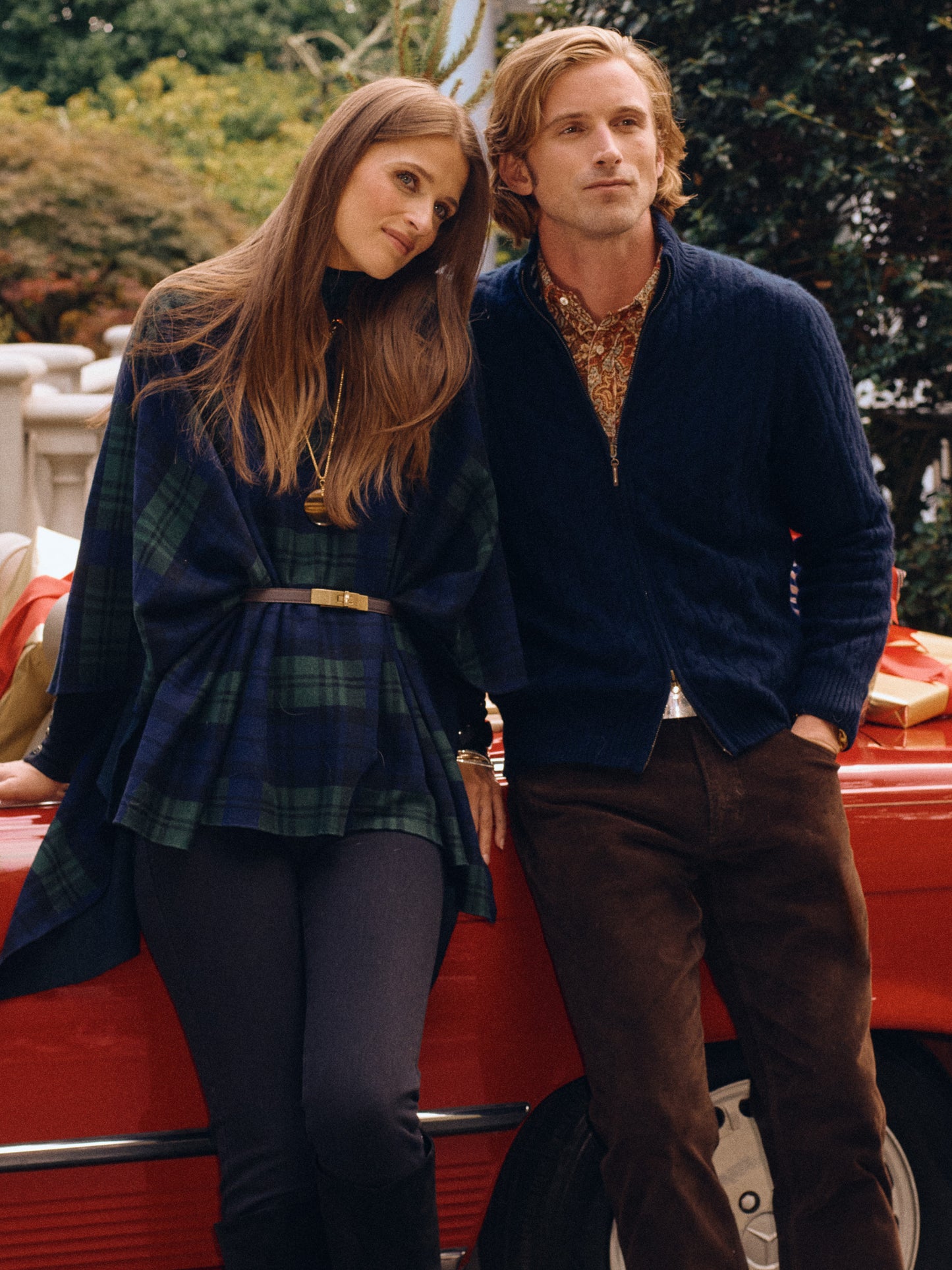 J.McLaughlin Lochside cardigan in navy made with cashmere.