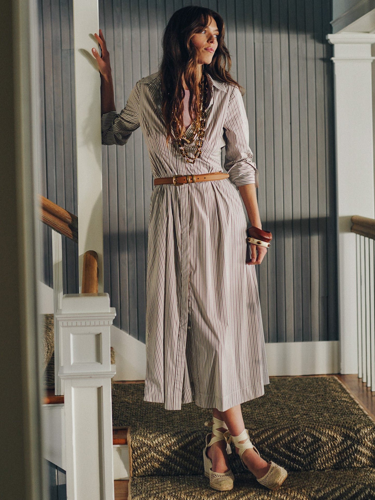 Stella Dress in Stripe