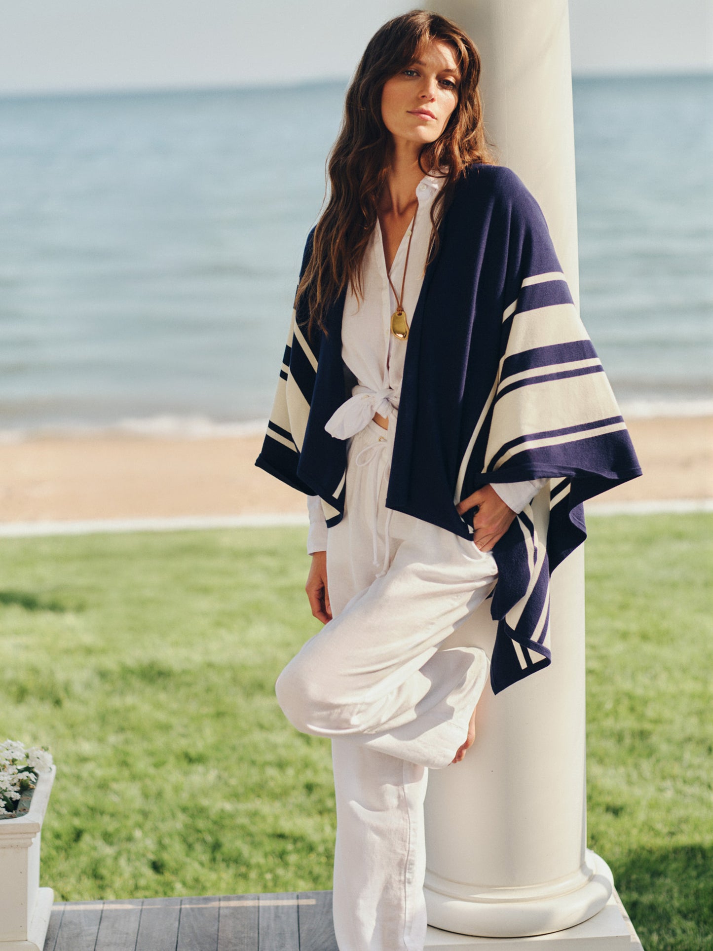 Amara Wrap in Stripe