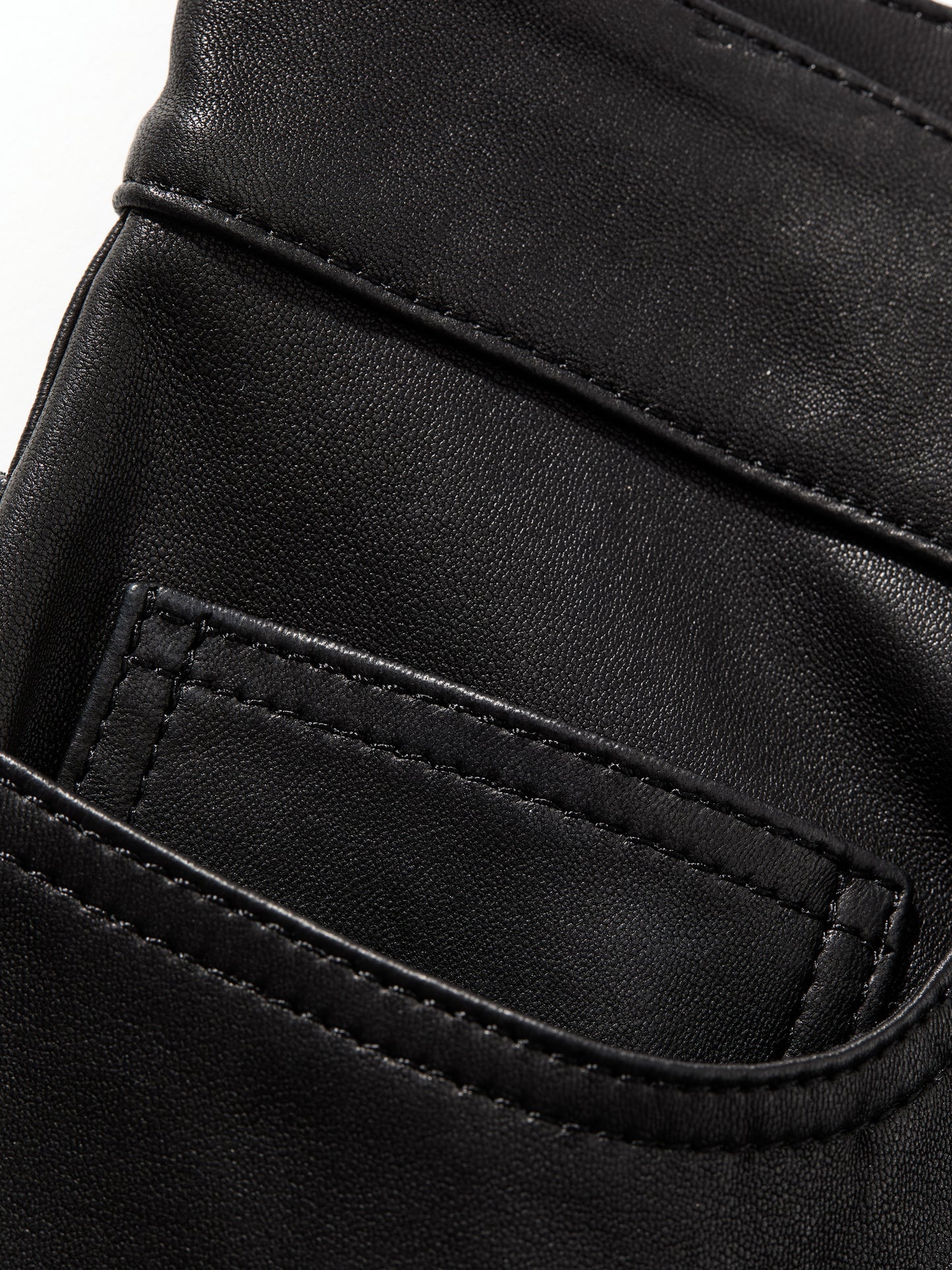 J.McLaughlin Everett pants in black made with leather.