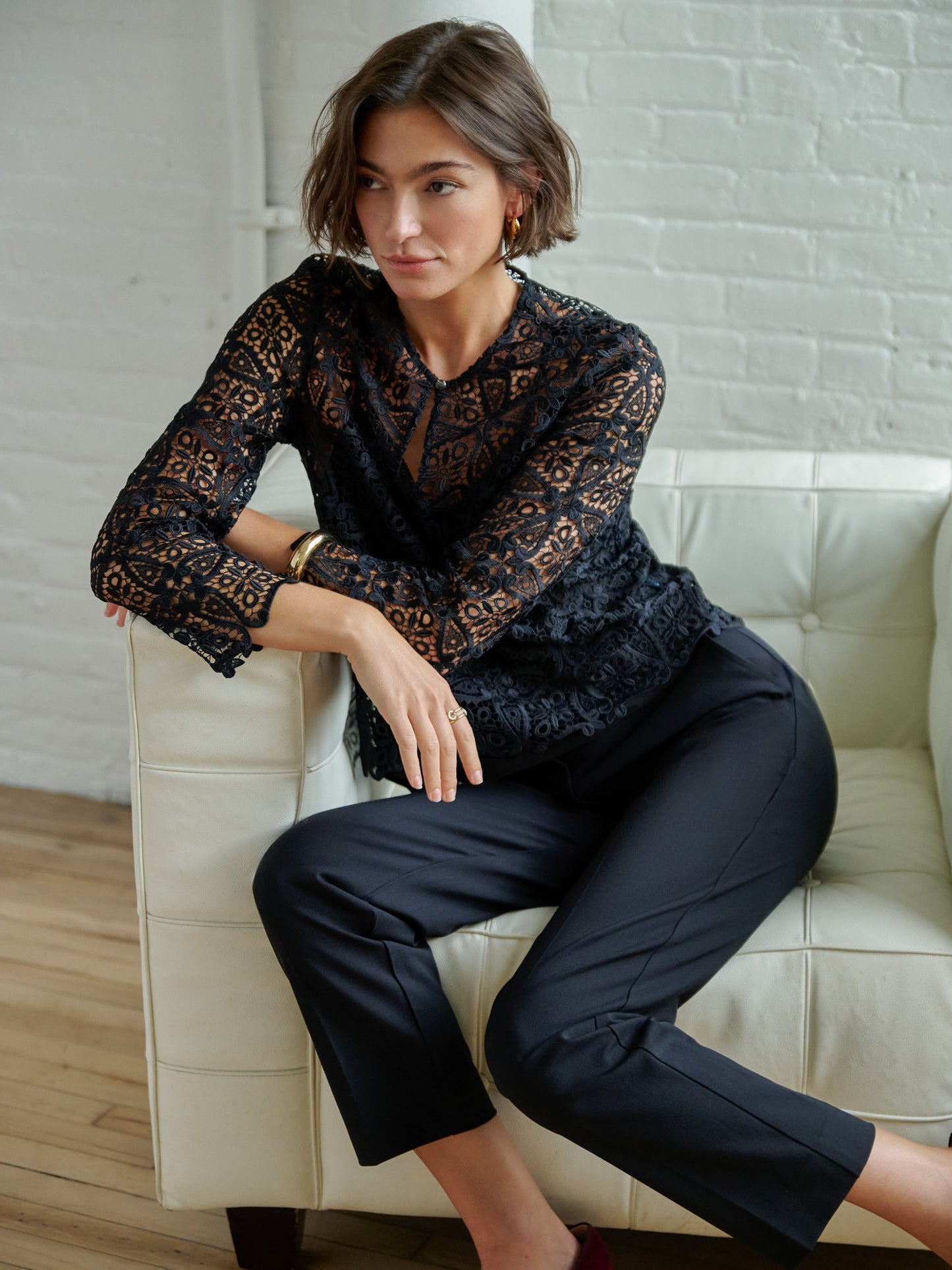 Whitmore Lace Blouse