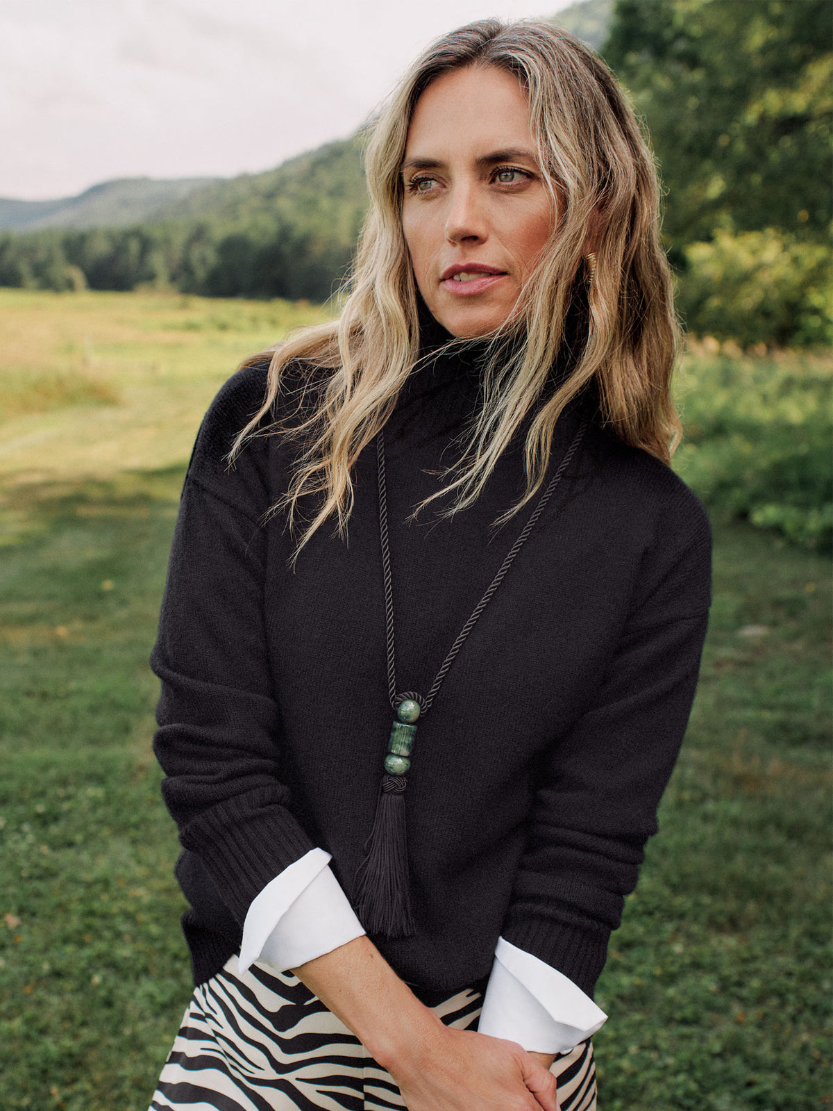 Dina Cashmere Turtleneck
