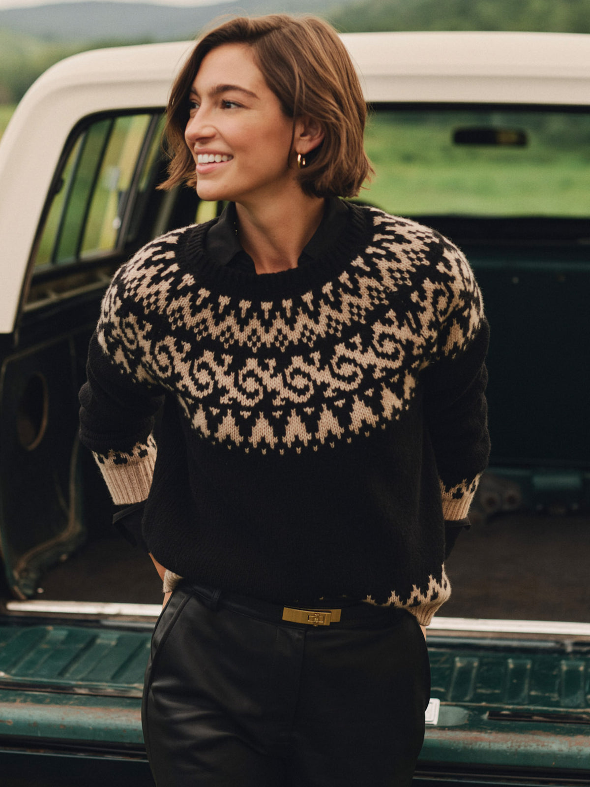 Molly Sweater in Fairisle
