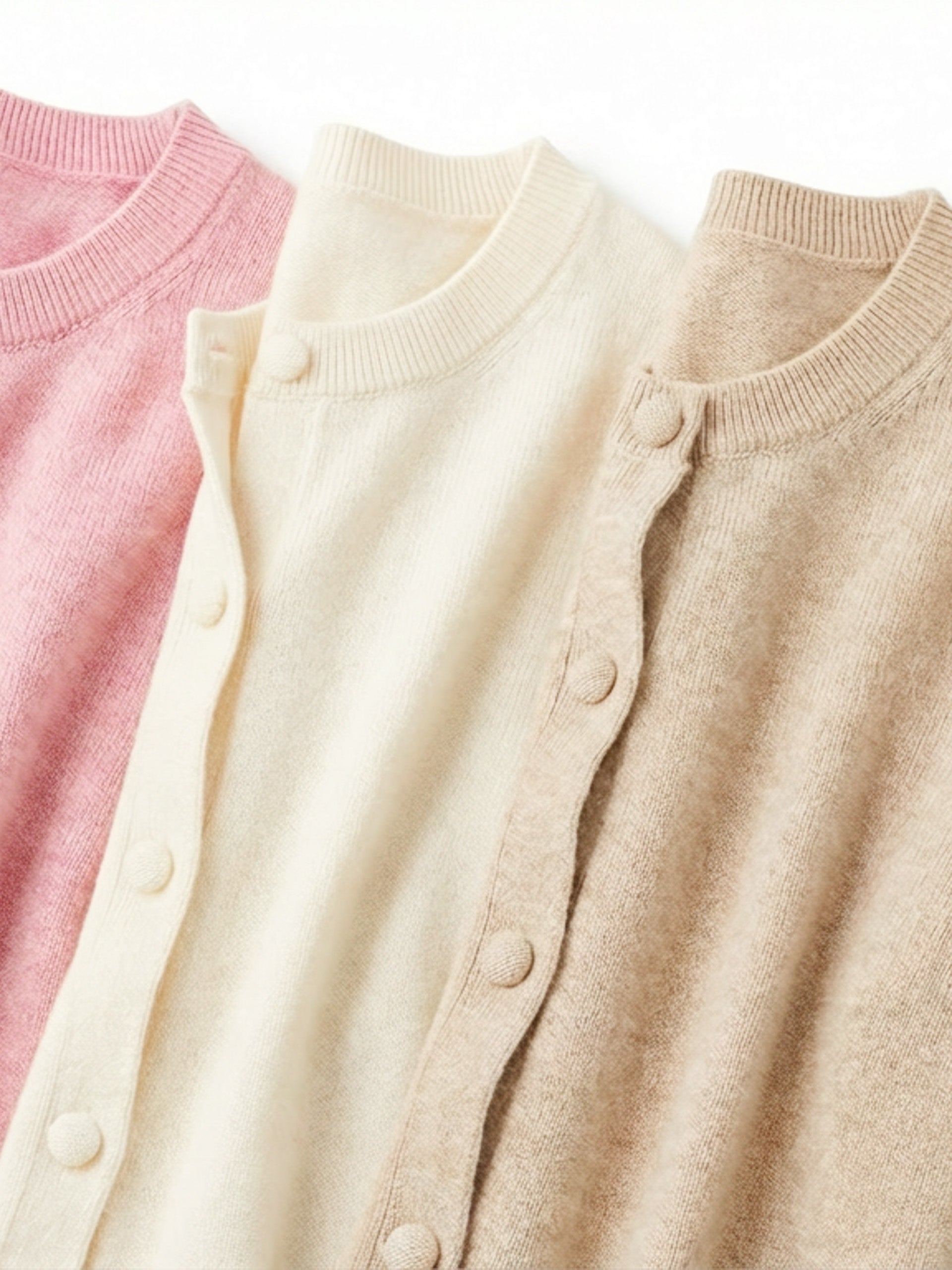 J.McLaughlin Pearl Cardigan in heather oatmeal made with cotton/moda.