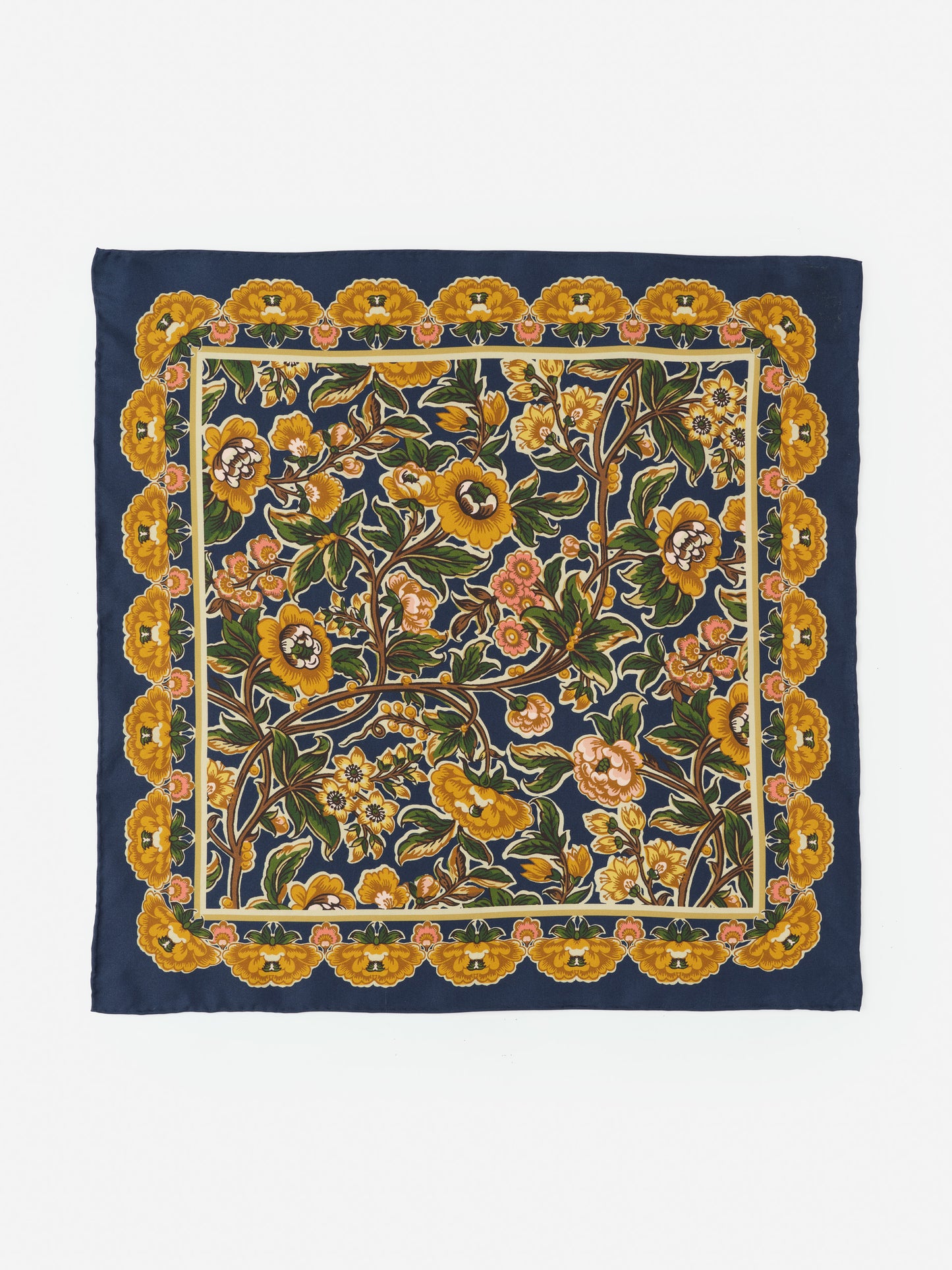 Nikka Silk Scarf in Bucolic Blooms Kerchief by J.McLaughlin features effortlessly stylish floral patterns on luxurious silk fabric, embodying enduring designs and a legacy of timeless fashion. A destination for defining style. Life, Well-Lived.
