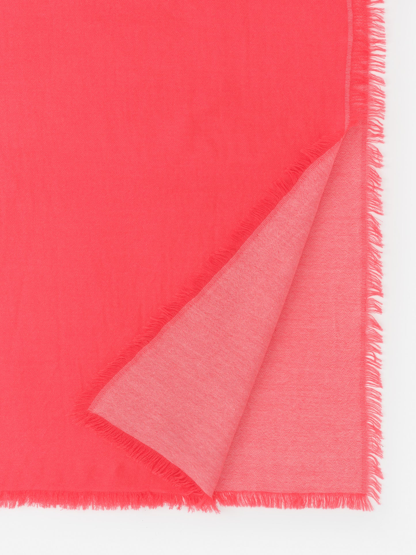 Carey Cashmere Scarf by J.McLaughlin in vibrant coral, showcasing effortlessly stylish, enduring designs crafted from innovative fabrics—a destination for defining style. Life, Well-Lived.