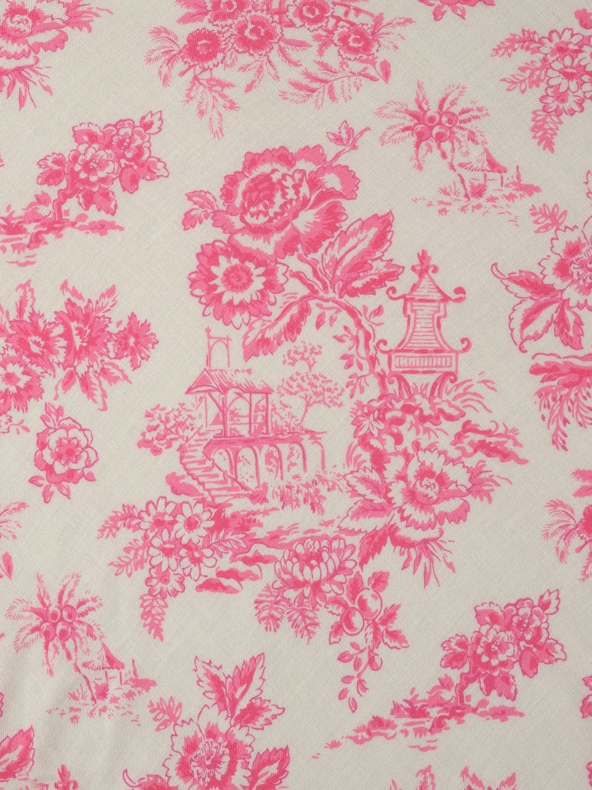 The Blair Scarf in Antique Toile Corner