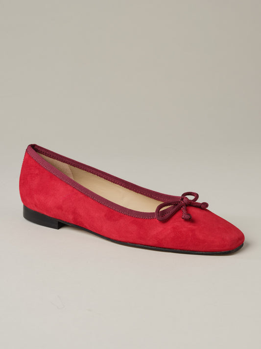 Viola Suede Ballet Flats