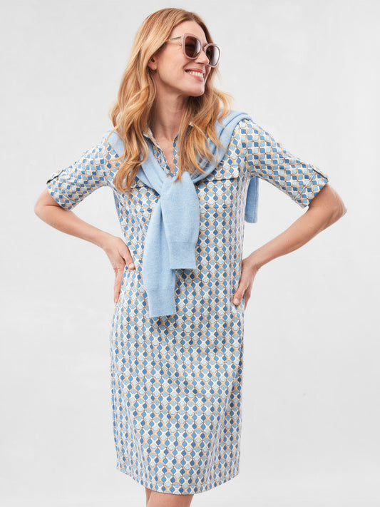 Lawrence Dress in Hexcomb