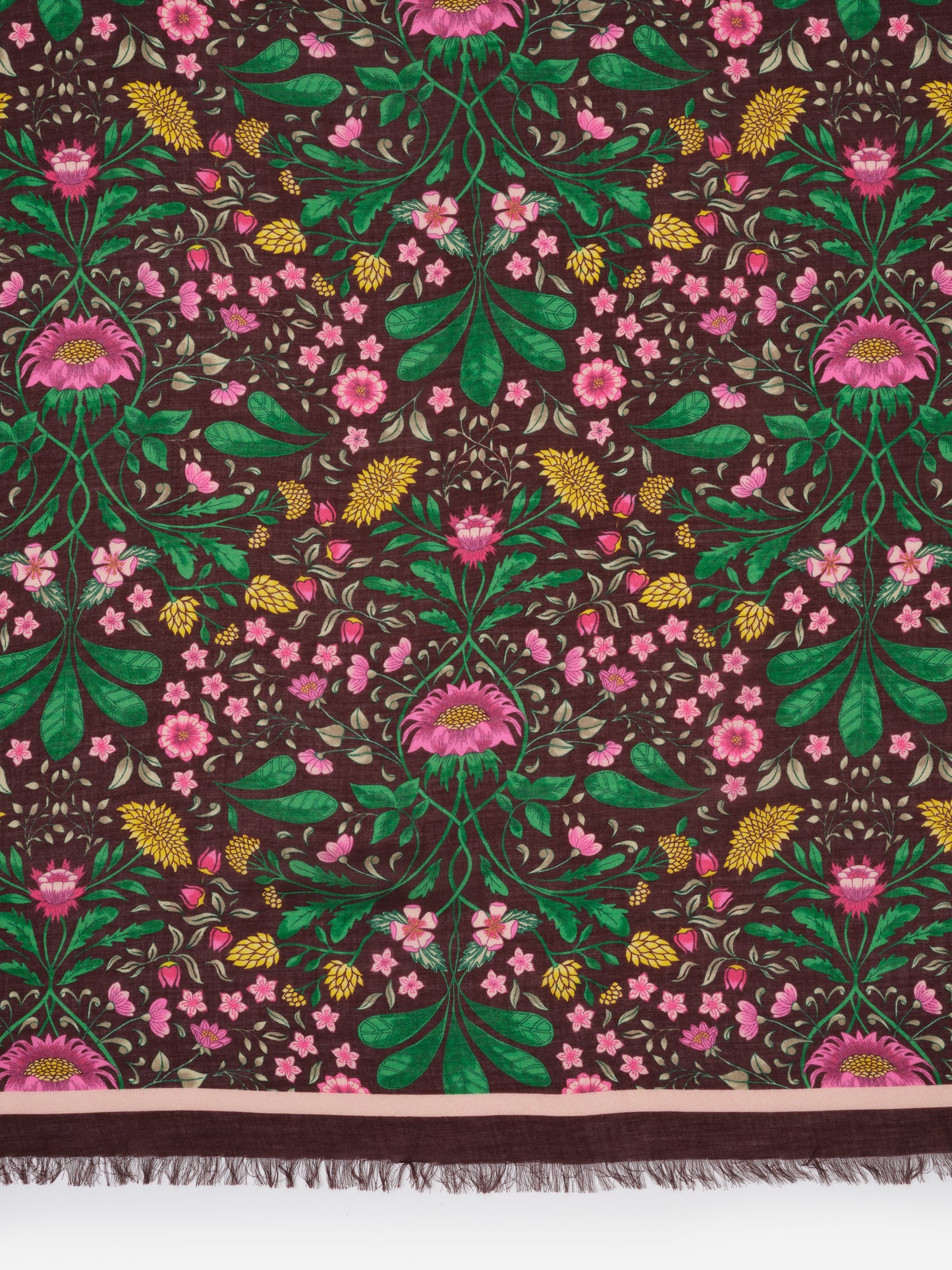 The Katherine Scarf in Mega Manor Floral Border