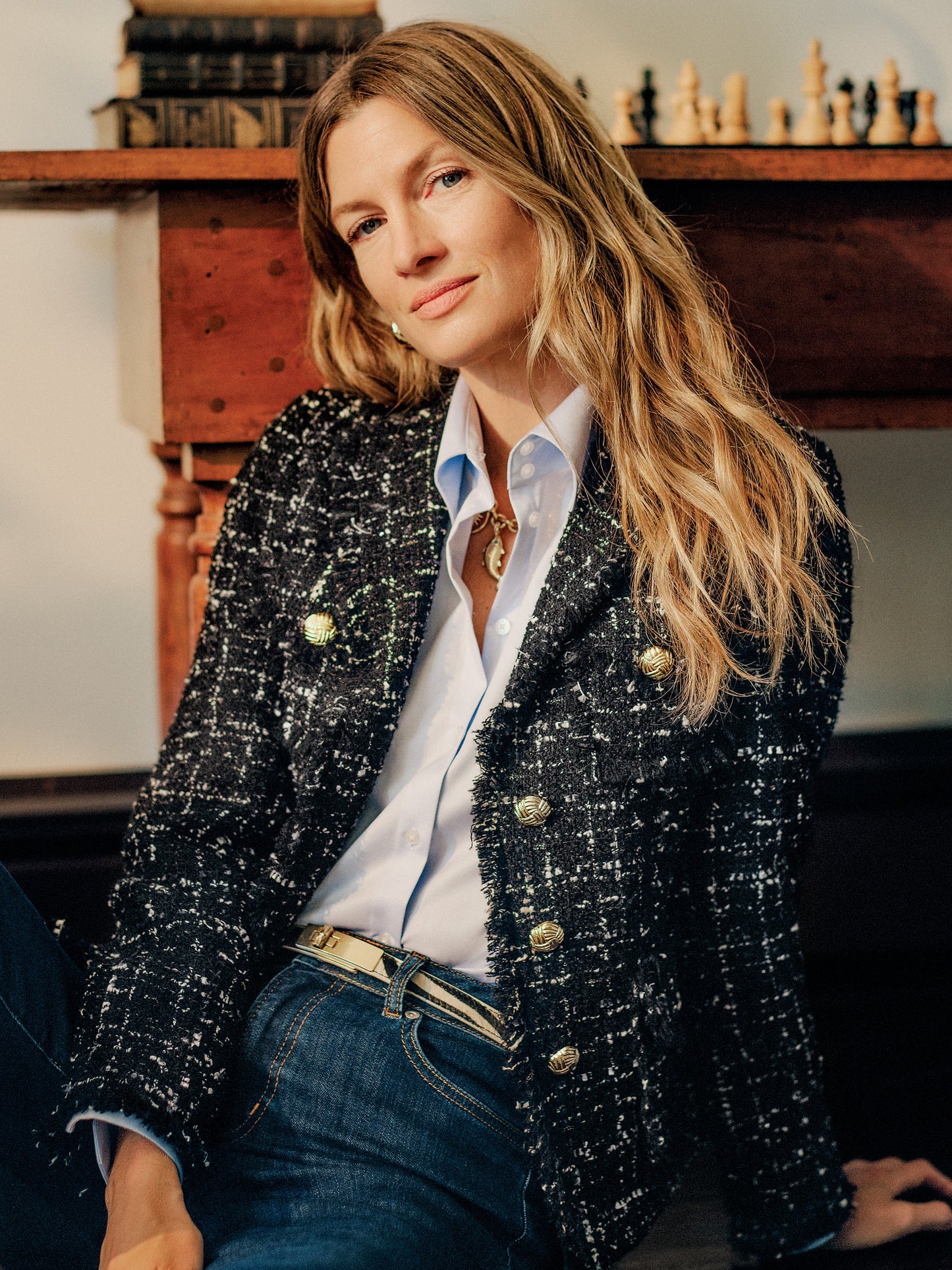 Anwen Wool Boucle Jacket