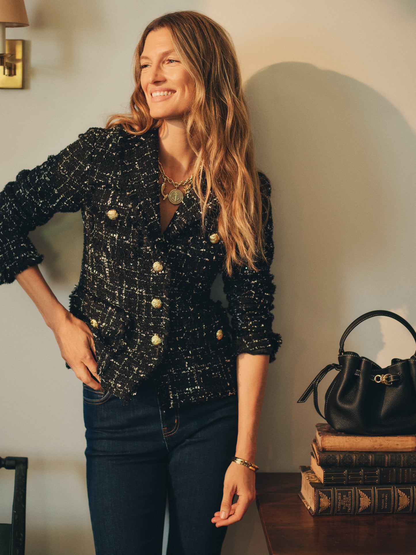 Anwen Wool Boucle Jacket
