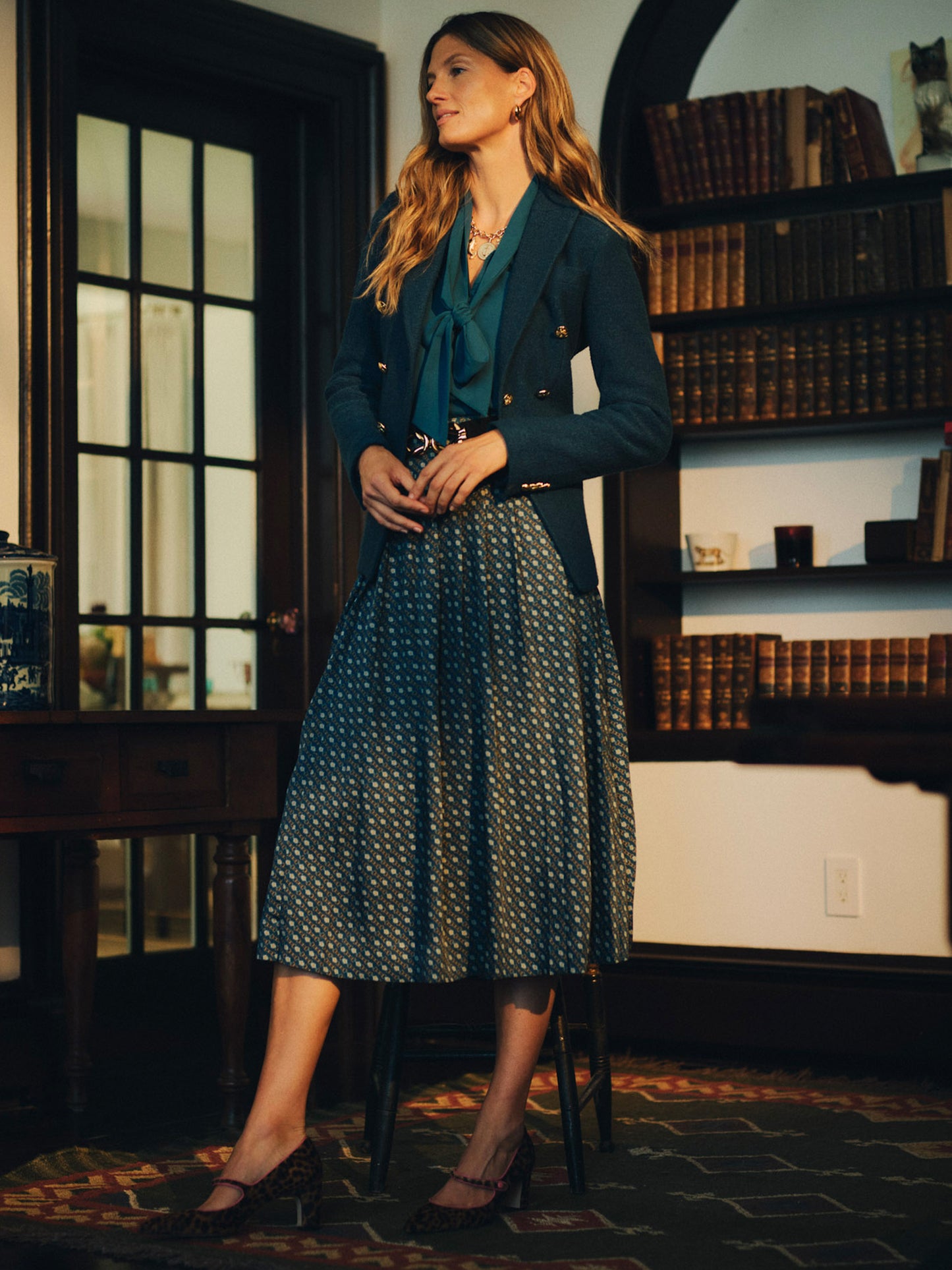 Vivienne Skirt in Regency Chain