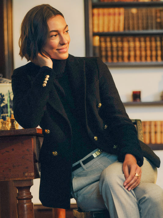Genevieve Wool Bouclé Blazer
