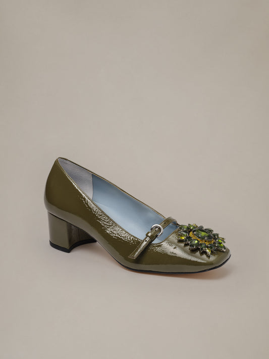 Jojo Leather Mary Jane Pumps