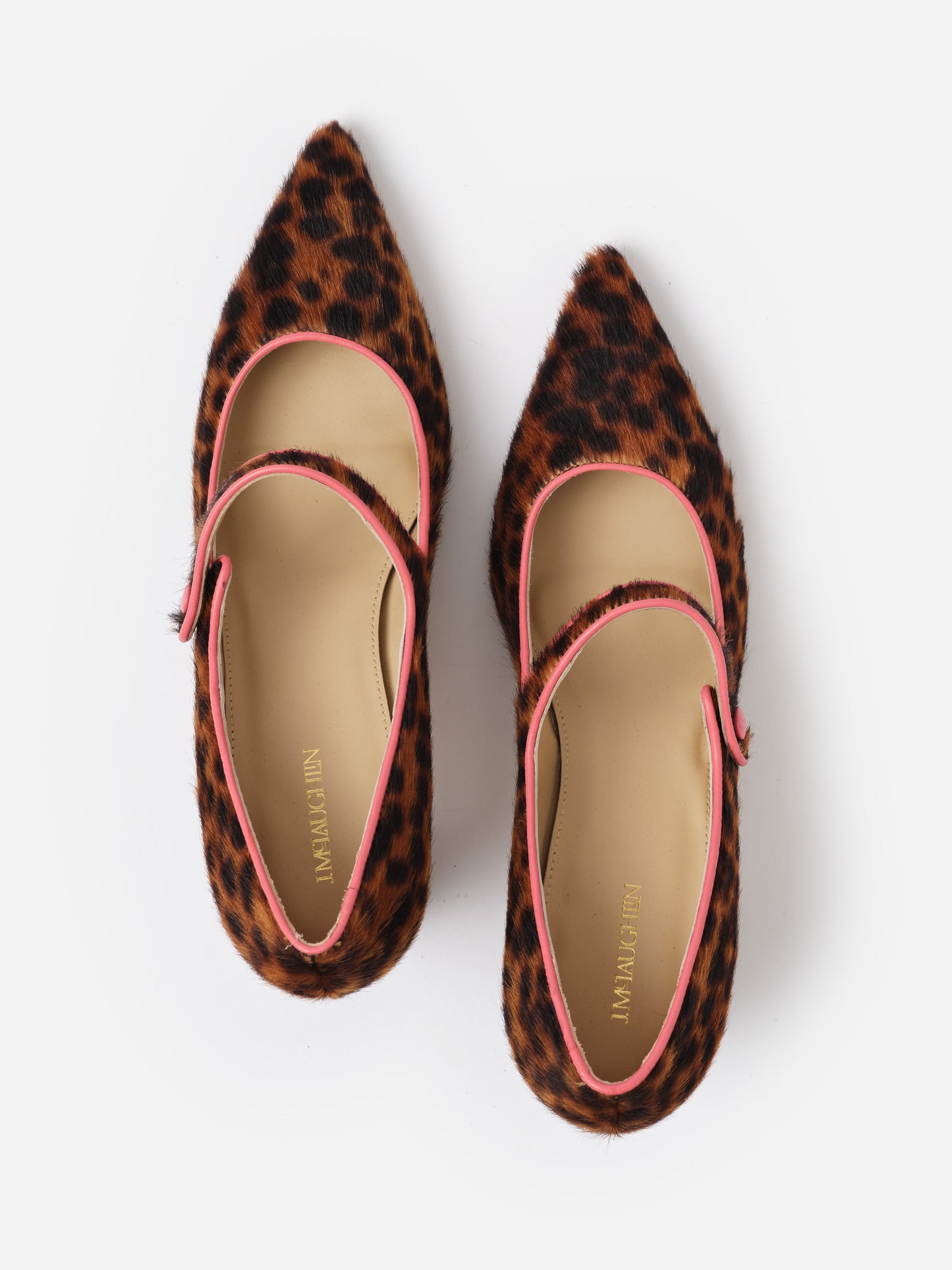 Katie Calf Hair Pumps in Leopard