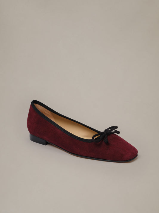 Viola Suede Ballet Flats