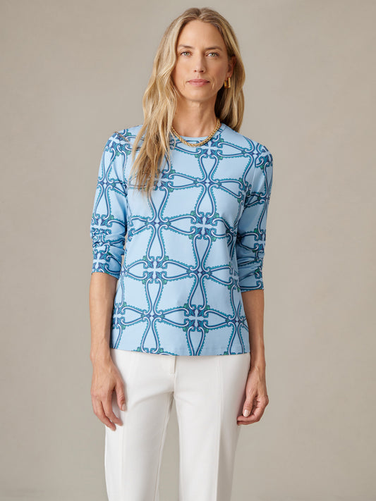 Signature Tee in Lattice Chain