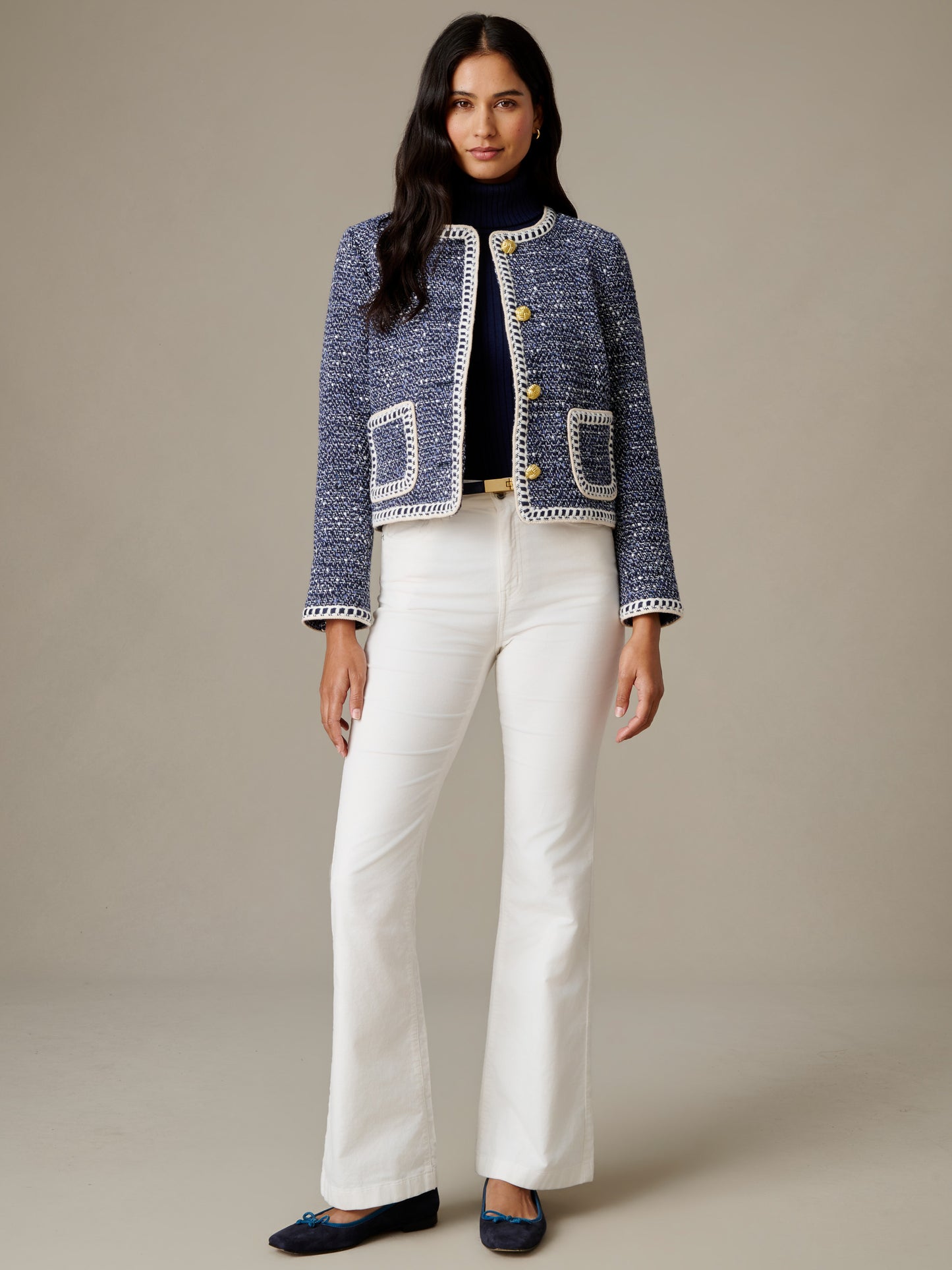 Abigail Cotton Boucle Jacket
