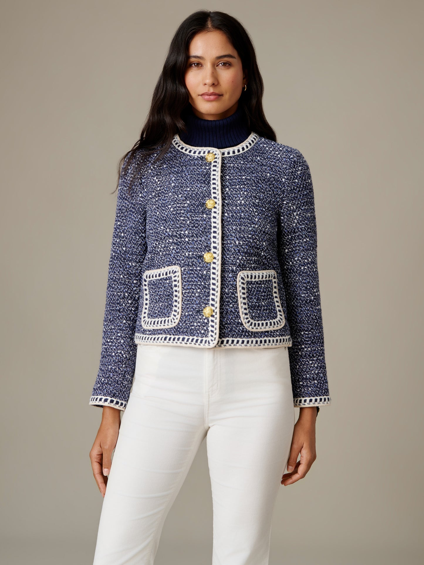 Abigail Cotton Boucle Jacket