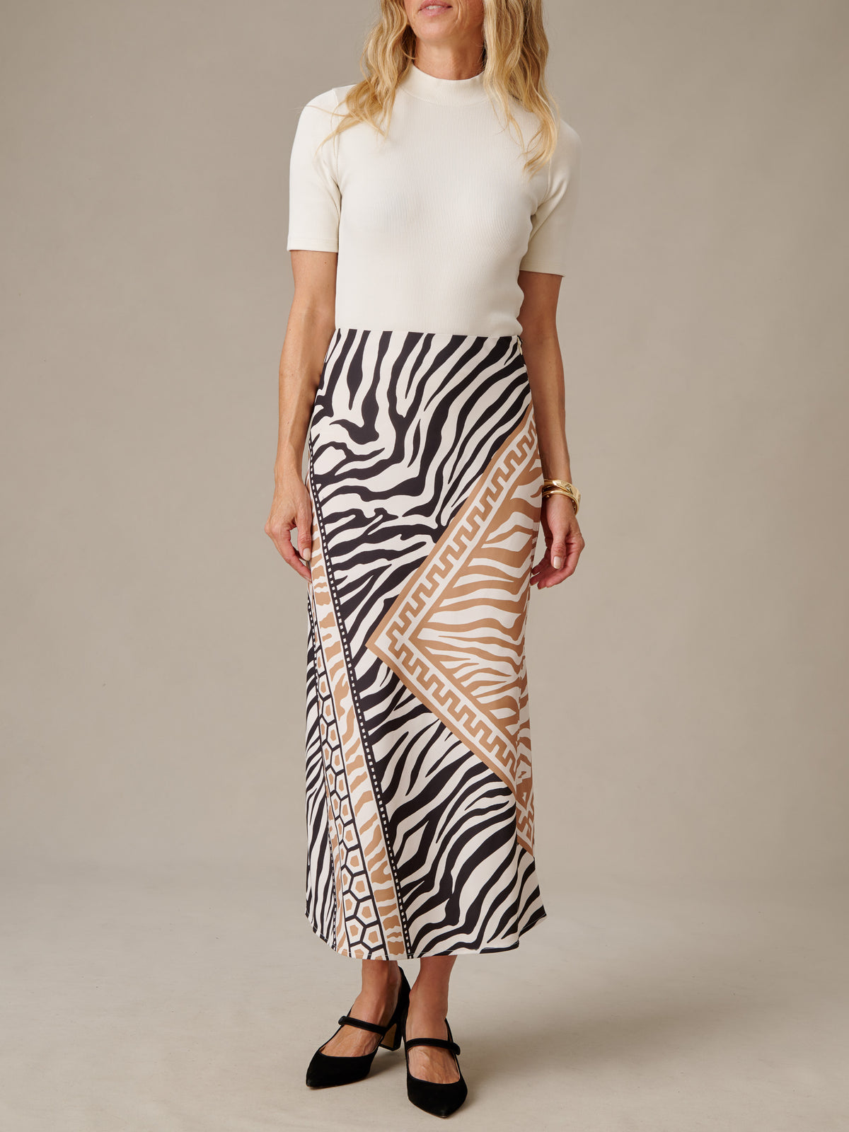 Adelyn Skirt in Wild Medley Bias