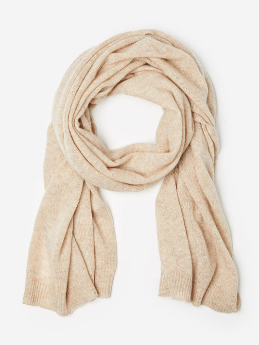 J.McLaughlin Ailia scarf in heather oatmeal made with cashmere.